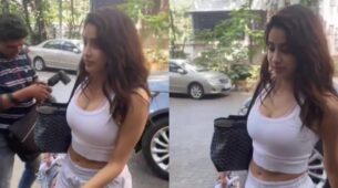 Janhvi Kapoor Gets Papped Outside Gym, Looks Divine In White Outfit