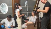Janhvi Kapoor is all smiles with styling team as she gets decked up for big event, we love it