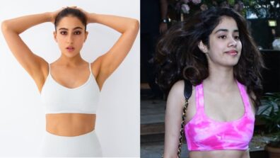 Janhvi Kapoor, Sara Ali Khan and Ananya Panday’s most stunning avatars in gym bralettes