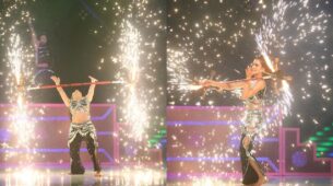 JDJ 10: Sriti Jha performs dangerous dance act with fireworks, watch