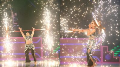 JDJ 10: Sriti Jha performs dangerous dance act with fireworks, watch