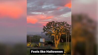 Jennifer Aniston drops in glimpses of ‘Halloween’ red sky