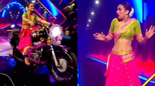 Jhalak Dikhhla Jaa: Nia Sharma sets stage ablaze with hot performance, flaunts curvaceous midriff while riding bike