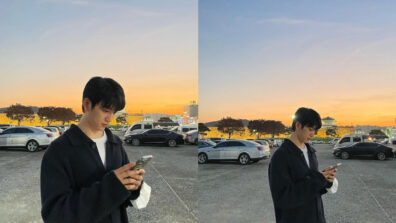 Jinyoung Looks Happy While He Chats, See Snaps