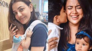 Kajal Aggarwal To Sameera Reddy; South beauties With Cute Babies