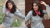 Kajal Aggarwal turns heads in her mirrored intricated mini dress