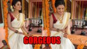 Kanika Mann gives traditional vibes in South Indian saree, check photos