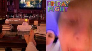 Kareena Kapoor Enjoys Friday Night With Her Son Jeh And Harry Potter