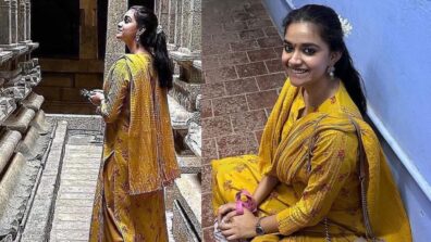 Keerthy Suresh Gives A Glimpse Of Her Visit To Her Ancestral House And 8th Century Temple