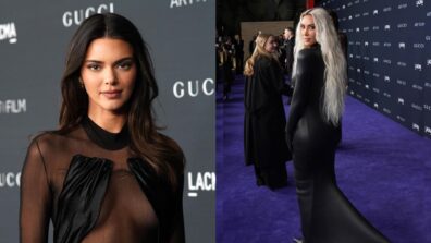 Kendall Jenner Sizzles In A Sheer Dress At LACMA Art + Film Gala While Sissy Kim Kardashian Looks Stunning In A Black Leather Dress, Take A Look