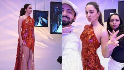 Kiara Advani turns raunchy in sequinned red one-shoulder outfit