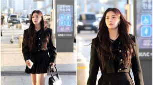 Korean Celebrities Mourn The Itaewon Tragedy By Wearing Black Outfits At The Airport, See Pics.