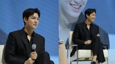 Lee Min Ho is true dreamboat in all black designer pantsuit, see pics