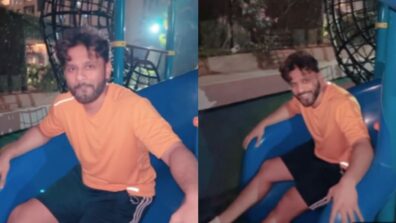 LOL: Rahul Vaidya takes Sunday ‘slide-ride’ in children’s park