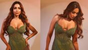 Malaika Arora Drizzles And Sizzles In Sheer Green Bold Gown For The Event Of Aap Jaisa Koi Video