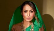 Malaika Arora Nails The Green One-Shoulder Outfit With Heavy Jewelry