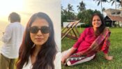 Malavika Mohanan Chills And Spends Time With Parents Enjoying Sunset 