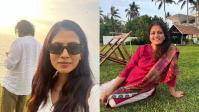 Malavika Mohanan Chills And Spends Time With Parents Enjoying Sunset 