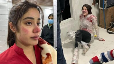 Mili: Janhvi Kapoor’s unseen BTS snaps showing scary injury marks go viral, netizens laud her