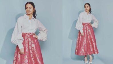 Mirzapur fame Rasika Dugal looks beautiful in white and pink indo western outfit, fans can’t stop praising