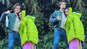 Mohsin Khan is freezing together with Eisha Singh during specials shoot, see cosy moment