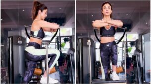 “Monday Motivation,” Shilpa Shetty Teaches Us To Stand Up Every Time With Her Dedicated Workout Session; Watch