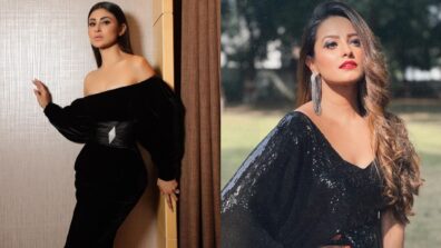 Mouni Roy and Anita Hassanandani are ultimate sensuous beauties in black, see hot moments