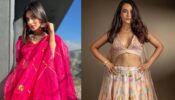 Mouni Roy In Hot Pink Or Surbhi Jyoti In Pastel Pink: Whose Ethnic Lehenga Is Your Pick For The Bridesmaid Look?