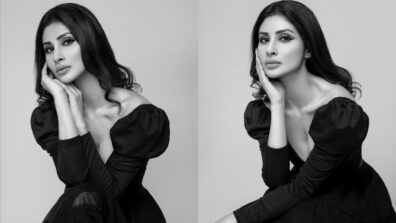 Mouni Roy is ‘Junoon’ personified in deep neck black flared dress