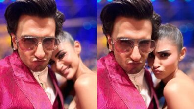 Mouni Roy spends time with ‘favourite’ Ranveer Singh, spotted pouting together