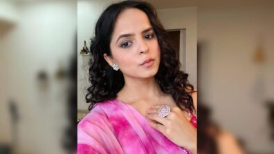 Naa Jaane Kya…: Palak Sindhwani dazzles in pink saree, slays vogue game in deep-neck blouse