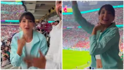 Nora Fatehi Grooves At FIFA World Cup Anthem, Donning A Blue Co-ord Set