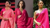 Nushrratt Bharuccha, Kiara Advani To Samantha Ruth Prabhu Are Heart Throbs In Pink Fuchsia Silk Sarees