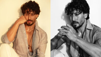 OMG: Fittest Boy Tiger Shroff Looks Hot Posing In Striped Shirt