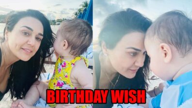 Preity Zinta shares heartwarming wishes for twins Gia and Jai on their first birthday