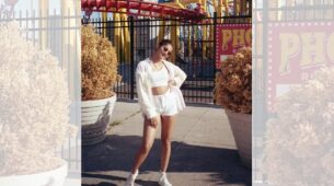 Pooja Hegde is quintessential beauty in all-white shorts and jacket, flaunts sunkissed look like a pro