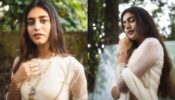 Priya Prakash Varrier’s Ivory Ethnic Outfit Can Be Your Ultimate Wedding Guest Fashion Inspiration