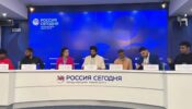 Pushpa Madness in Russia: Allu Arjun, Rashmika Mandanna attend special press conference in Russia, check out