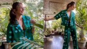 Rakul Preet Singh Feels Green Around In Green Polka Dot Co-ord Set