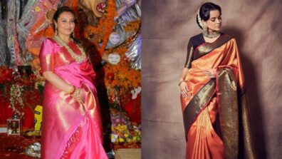 Rani Mukerji To Kangana Ranaut: Bollywood Actresses Creating Havoc In Kanjeevaram Sarees, See Pics