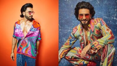 Ranveer Singh Is A Rockstar In Pop Multicolour Uniquely Tailored Outfits