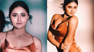 Rashami Desai gets her ‘chocolate’ glaze in satin gown, see pics