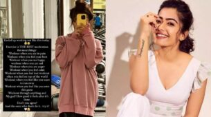 Rashmika Mandanna Shares A Selfie Motivating Us To Do Workout