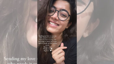 Rashmika Mandanna wants to send you love and hugs, are you ready for golden opportunity?