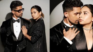 Ravi Dubey And Sargun Mehta Twin In Black Raising The Temperature High