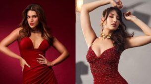 Red Chilli Tadka Of Bollywood In Bold Red Body-Hugging Gown From Kriti Sanon To Nora Fatehi