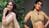 Reem Sameer Sheikh and Karisma Tanna are beauties to behold in beige embroidered six yards