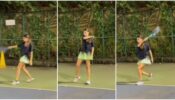 Rhea Chakraborty Plays The Tennis Game, Impressing Us With Her Sporty Looks
