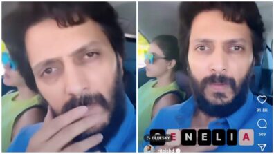 Riteish Deshmukh Make A Funny Reel On The Name Of Genelia Deshmukh