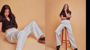 Saba Azad’s Fiery Hot Looks In Black Lace Top With White Pants Will Blow Your Mind